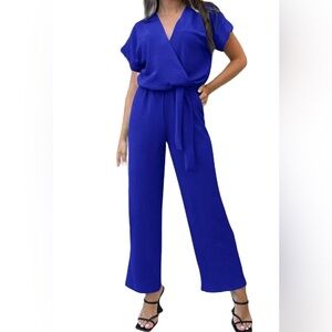 NWT Pretty Garden Relaxed Fit Jumpsuit Size Large